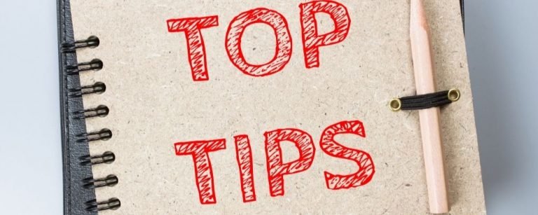 Boekje met titel 'top tips'